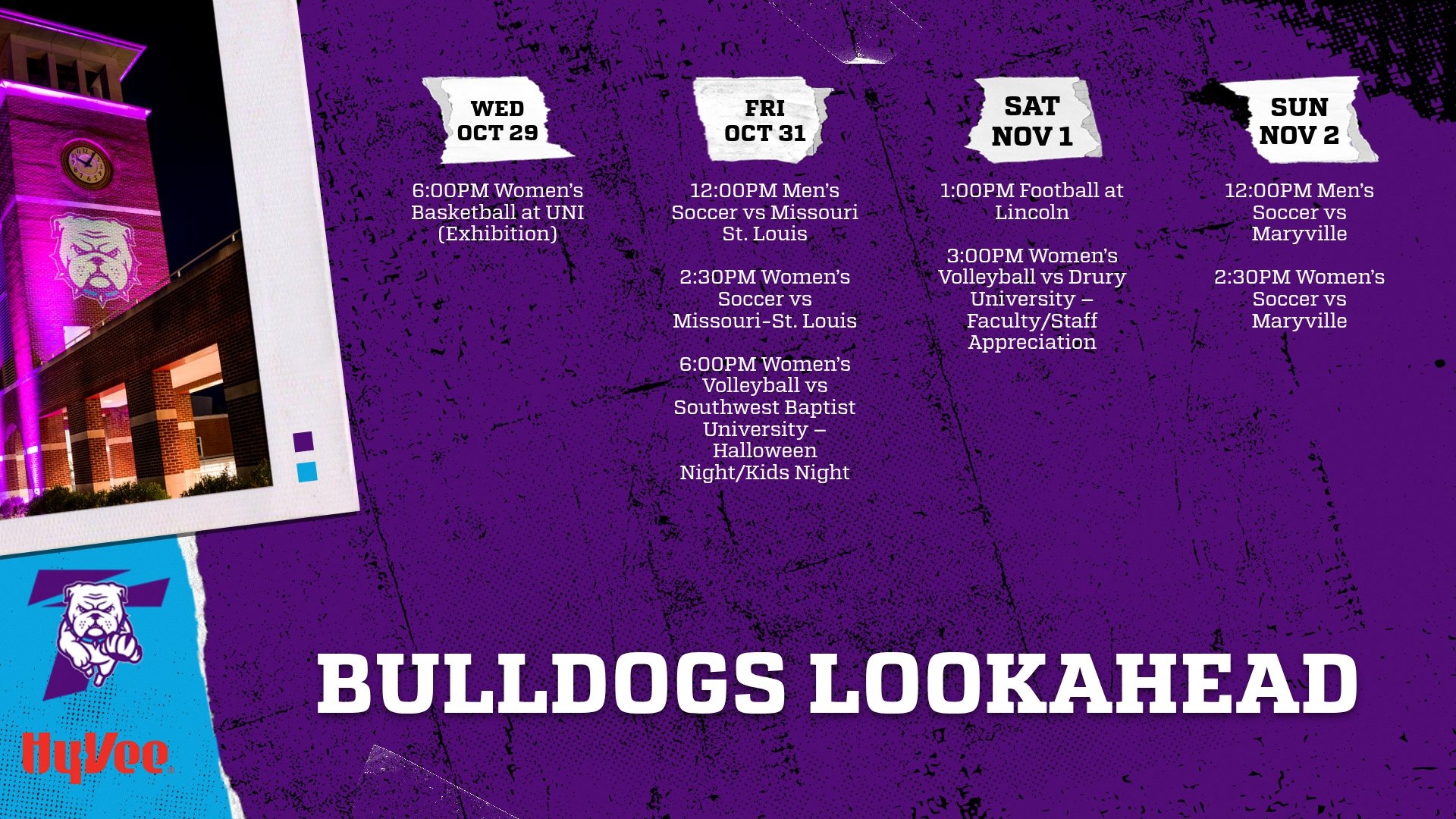 This Week in Truman Athletics - Oct 27 - Nov 2