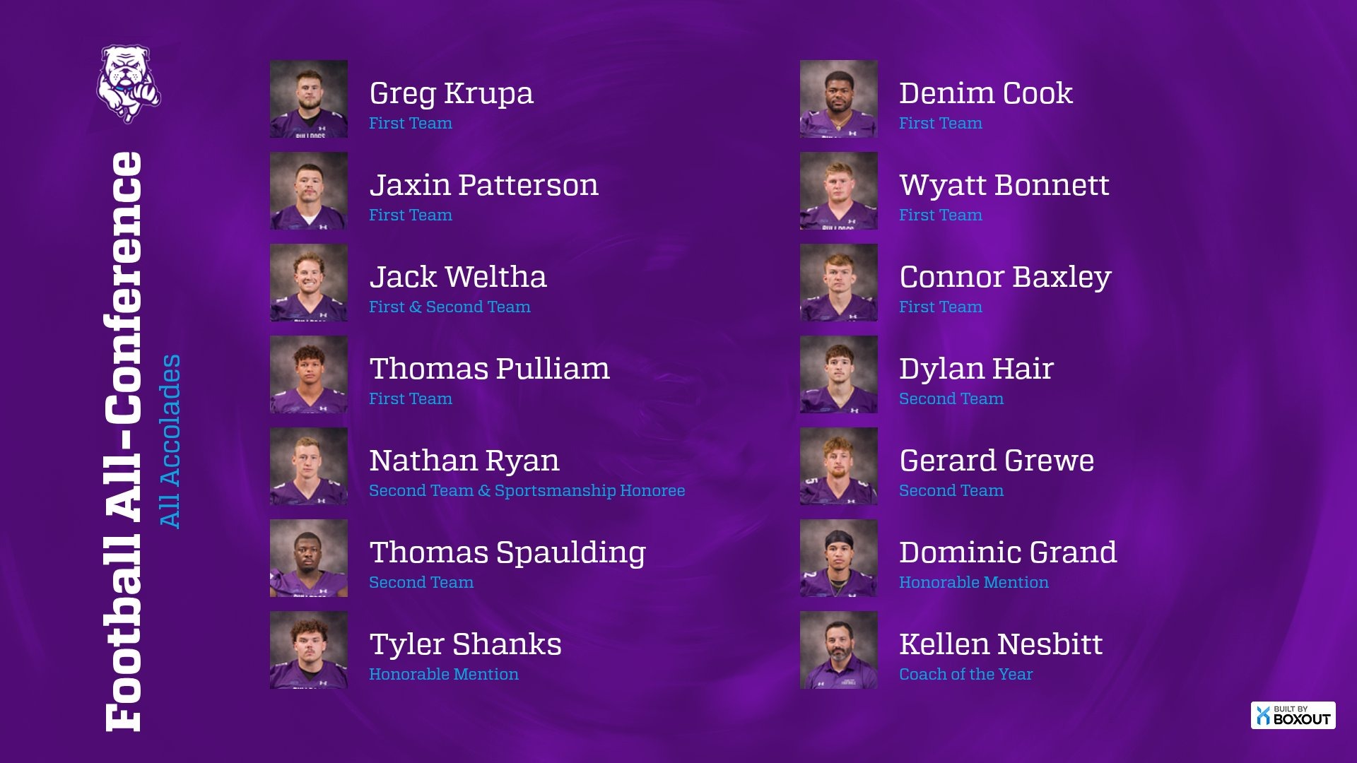 2025 Football All-GLVC Team