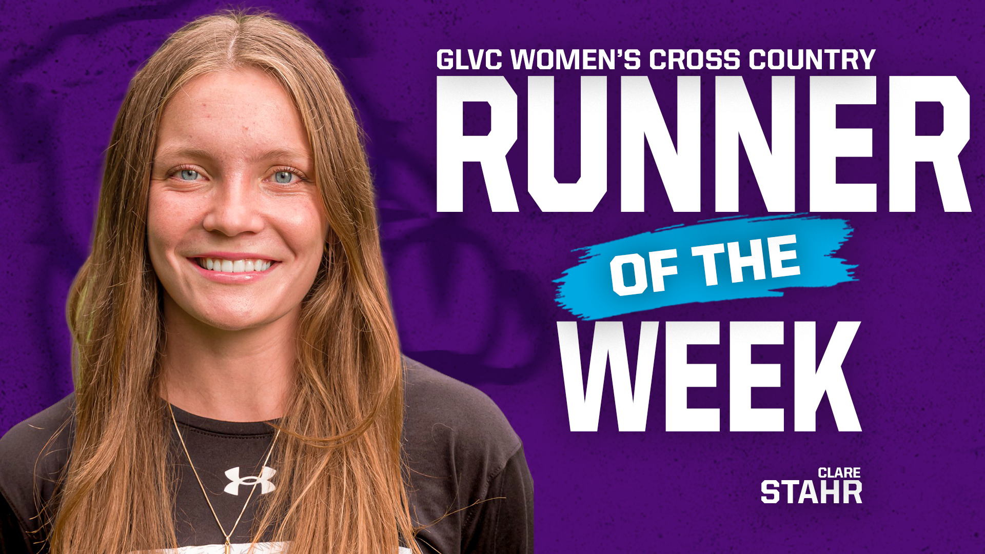 Clare Stahr GLVC Runner of the Week 