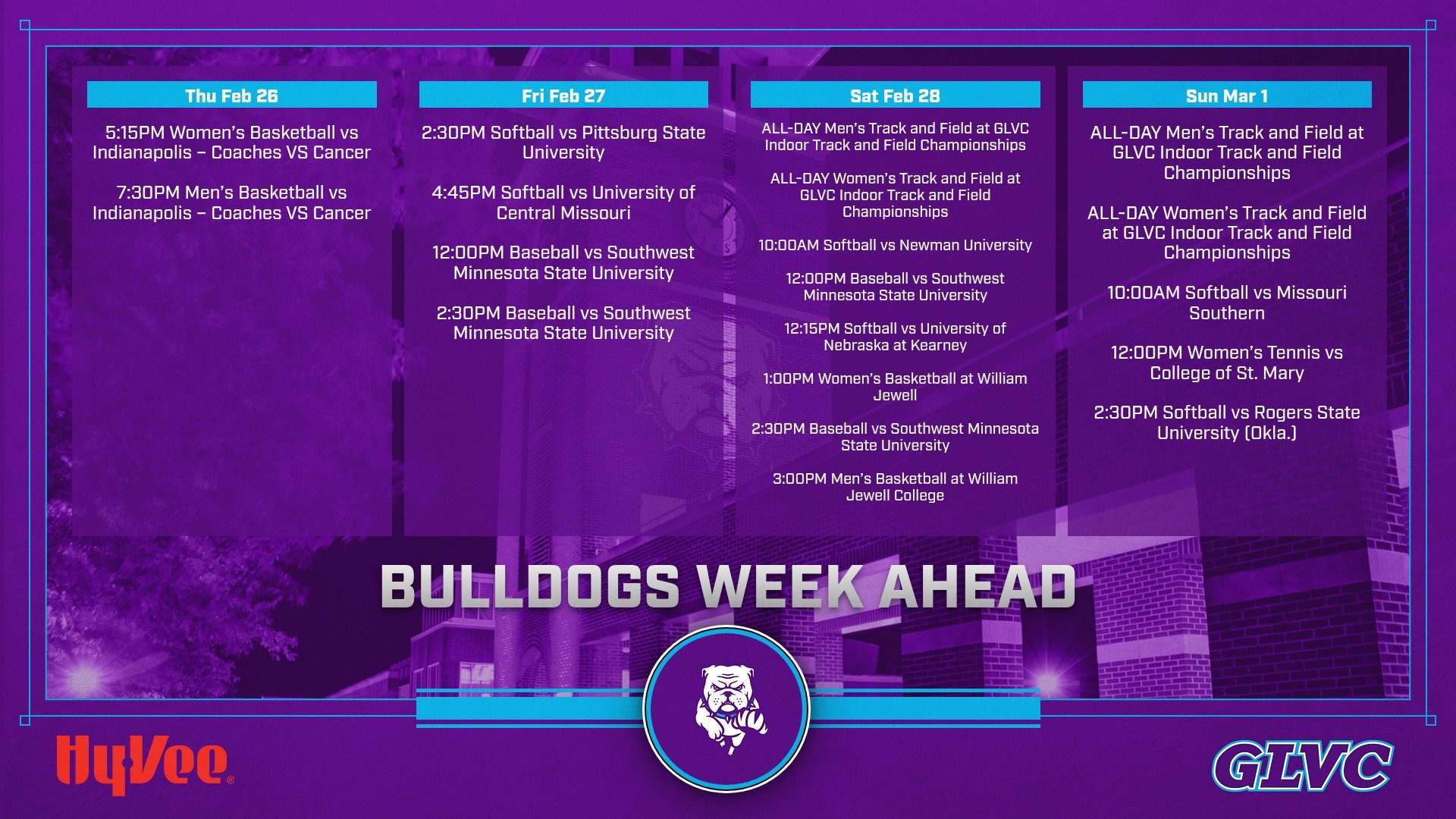 This Week in Truman Athletics - Feb 23 - March 1