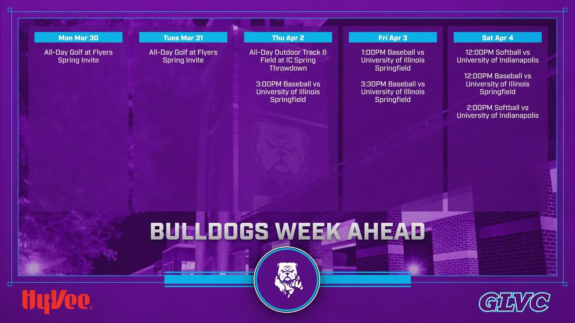 This Week in Truman Athletics - Mar 30 - Apr 5