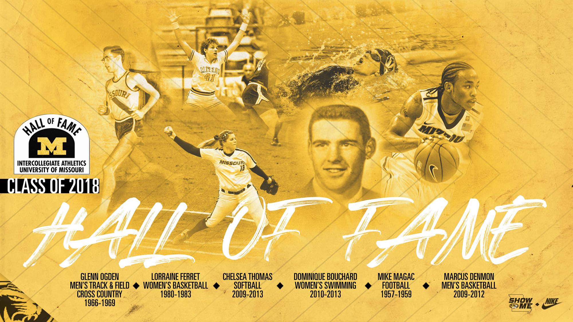 Mizzou Announces 2018 Athletics Hall of Fame Class Tiger Scholarship Fund
