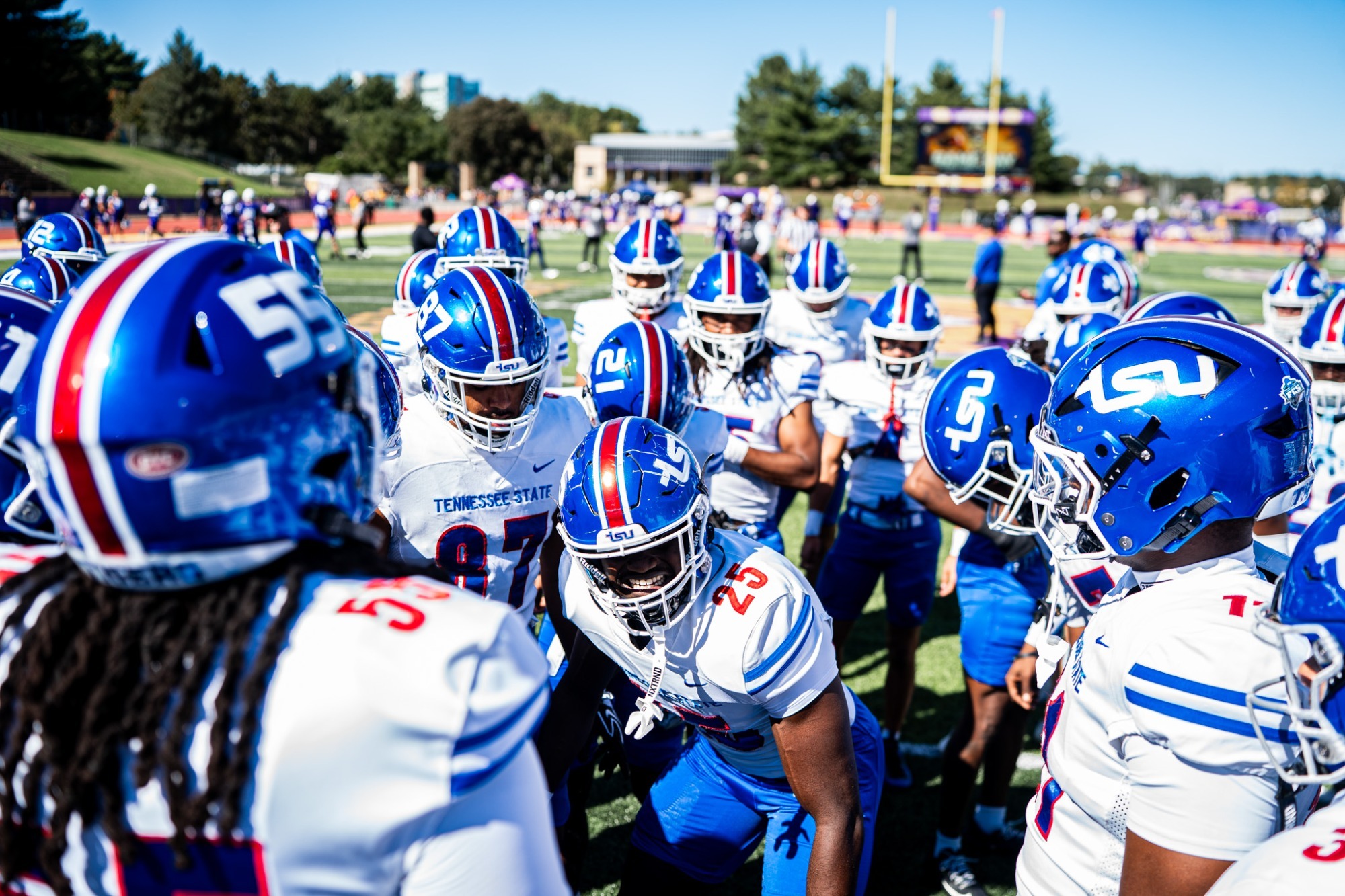 Football Team Huddle