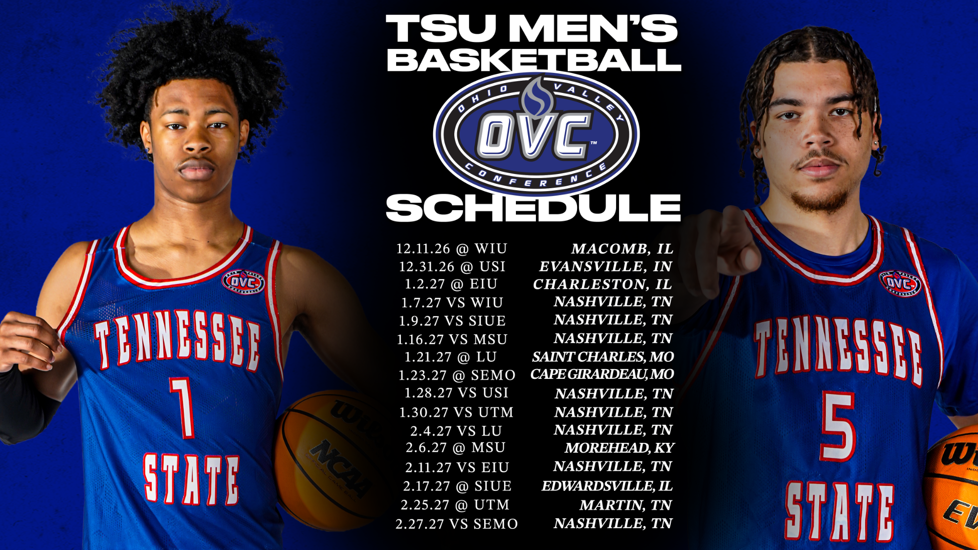 2026-27 MBB OVC Schedule