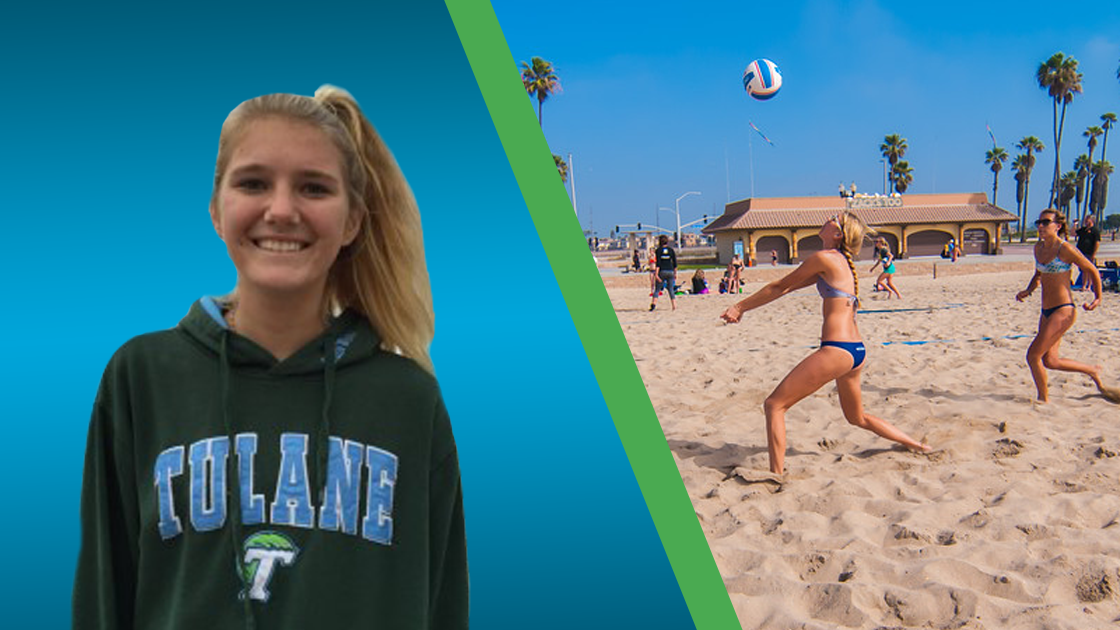 Beach Volleyball Freshman Cali Bunn Receives High School AllAmerica