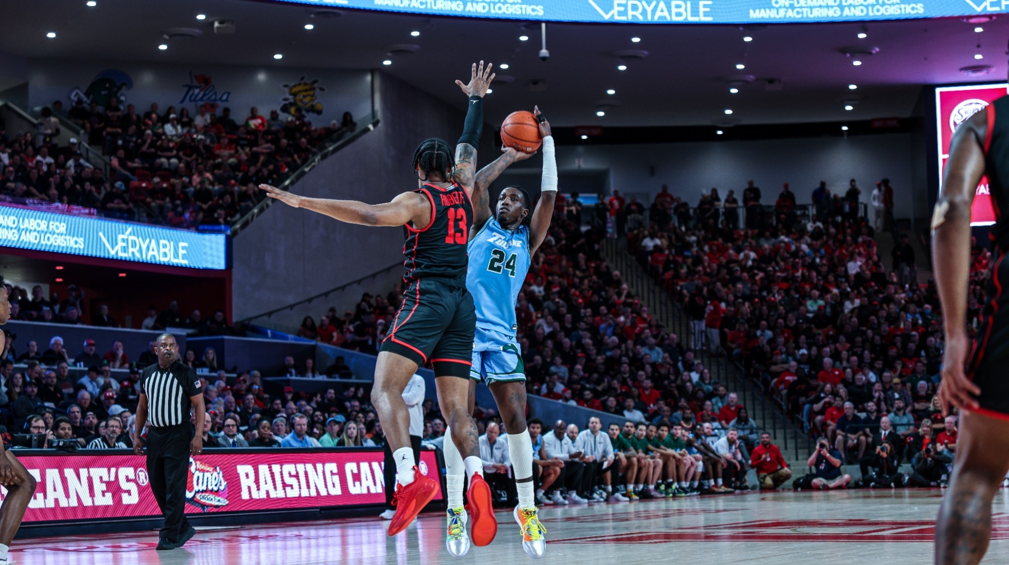 Tulane Men's Basketball Falls to No.1 Houston Tulane University Athletics