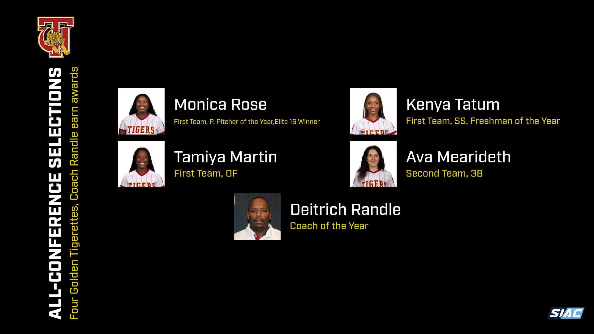 Softball All-SIAC 2026