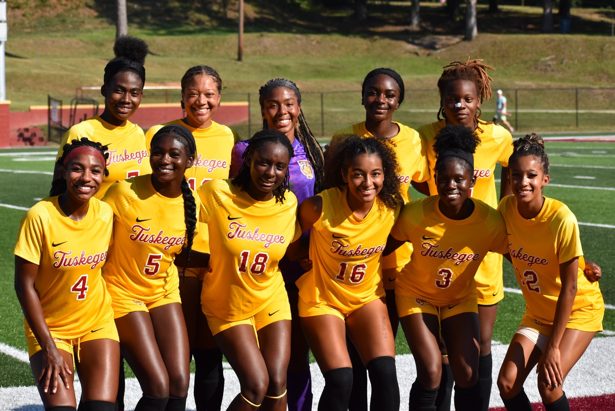 Women's soccer team after win over Allen 2026