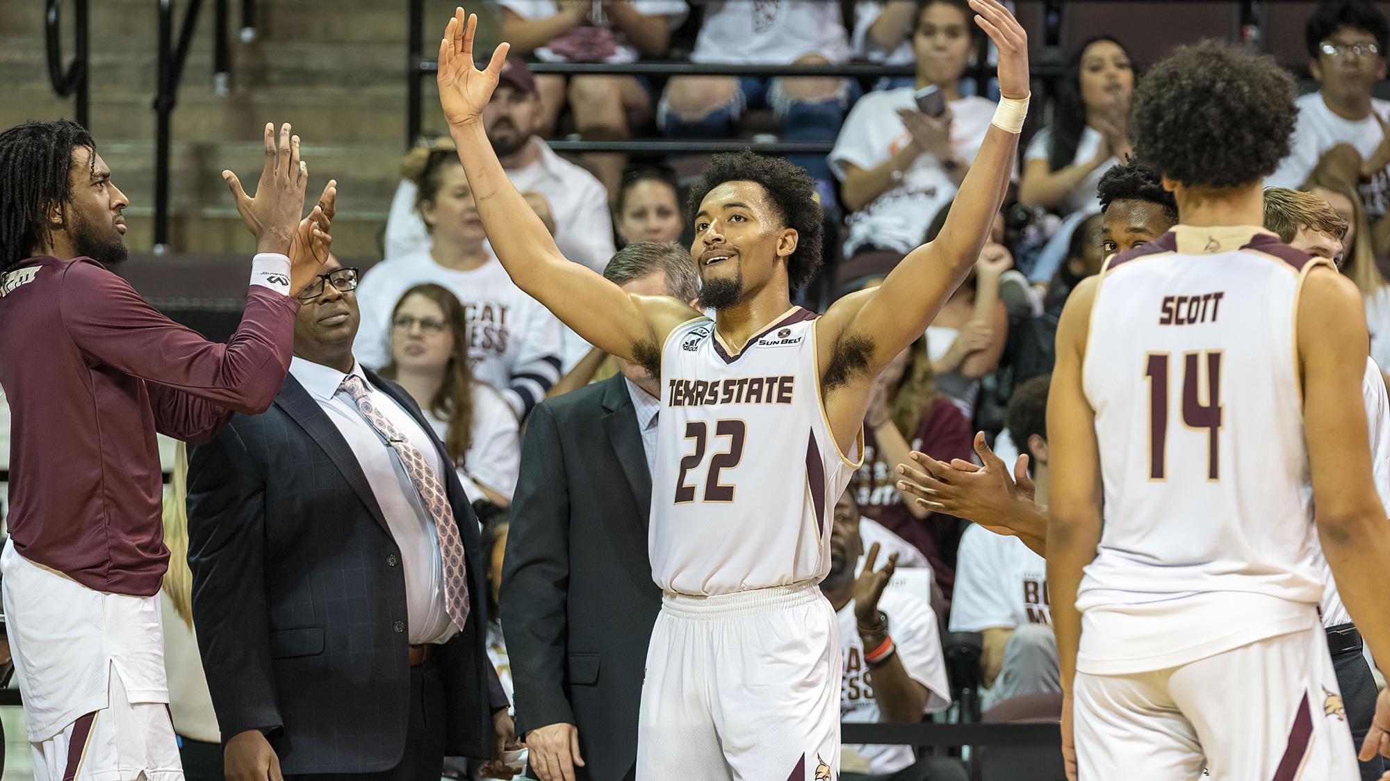 Nijal Pearson Men's Basketball Texas State Athletics