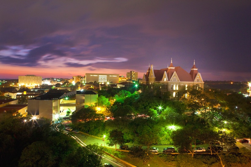 Campus at Night