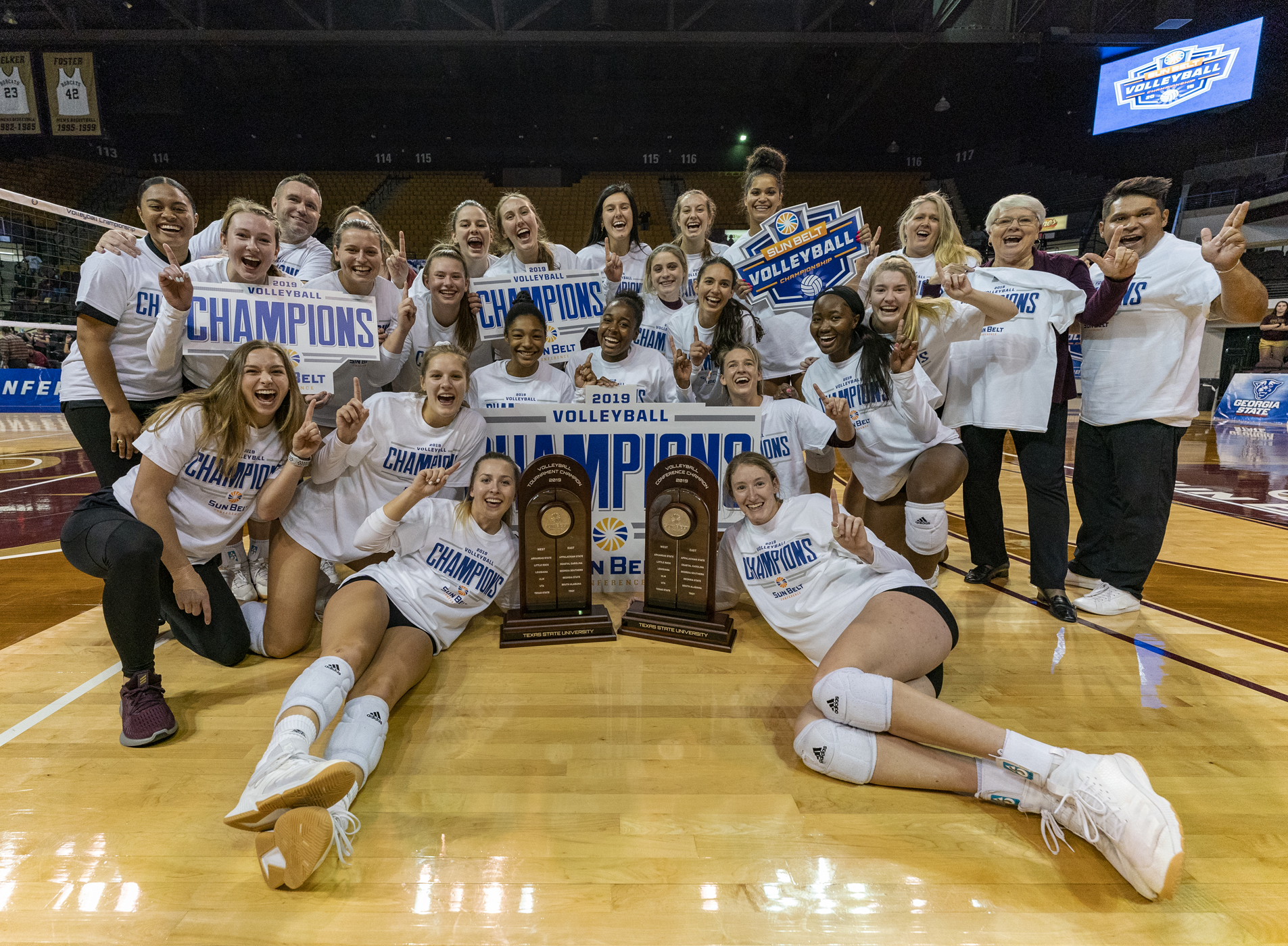 1 - VOLLEYBALL - 2019 - Sun Belt Conference Championship, Finals, Sun, 24 Nov, Match 7, #2 Coastal Carolina vs #1 Texas State, 1300L