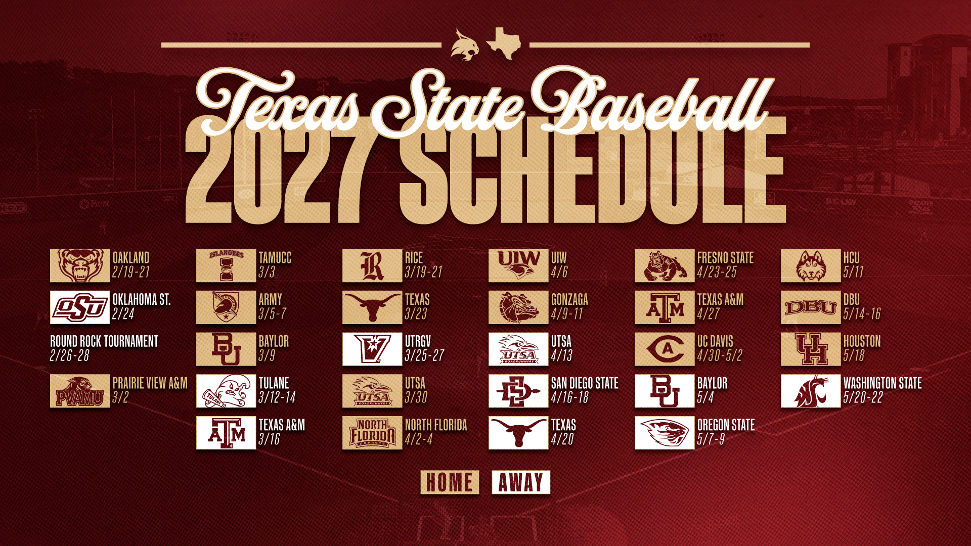 2027 BSB Schedule Graphic