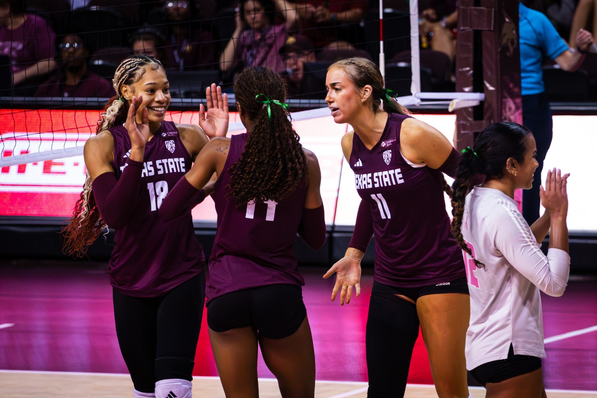 India Bennett and Brooke Bentke Celebrating with Ameena Campbell