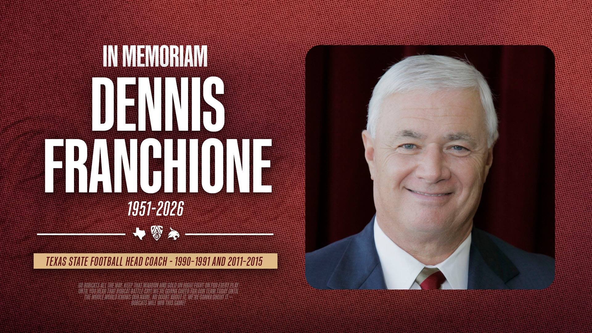 Dennis Franchione Graphic