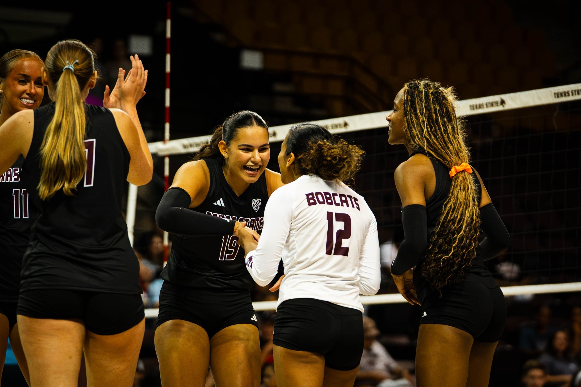 Isabella Andrews Celebrating a Kill with Jasmine Purakal
