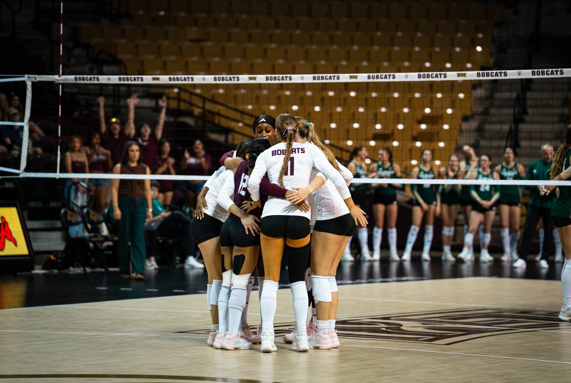 Team Huddle After Colorado State Point