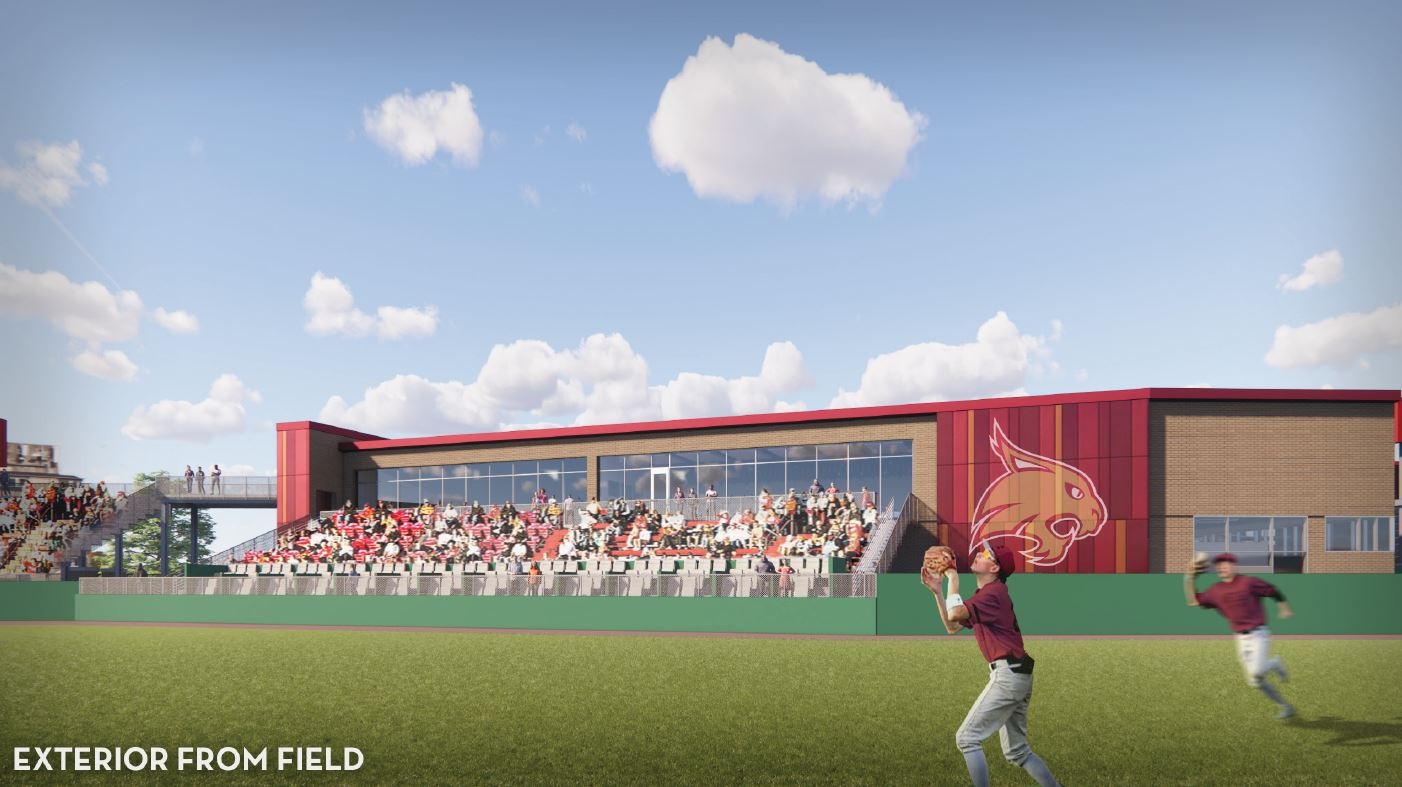 Exterior From Field Baseball