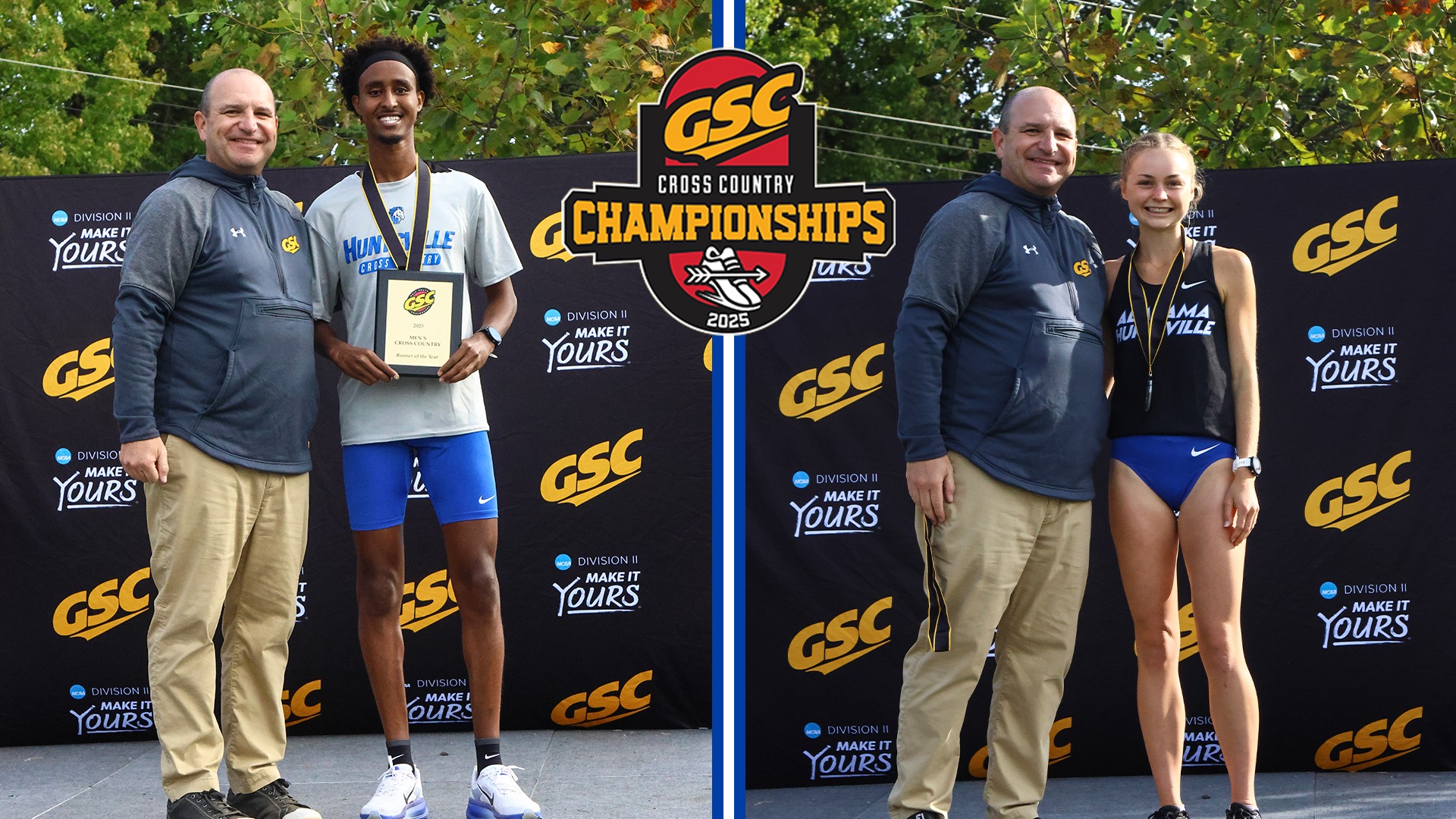 Ahmed Ibrahim and Tamsyn Gibbs awards ceremony