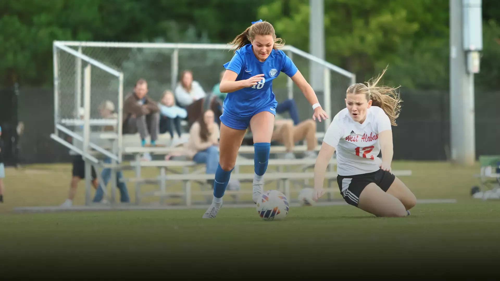 Michella Tortelli dribbles past a defender