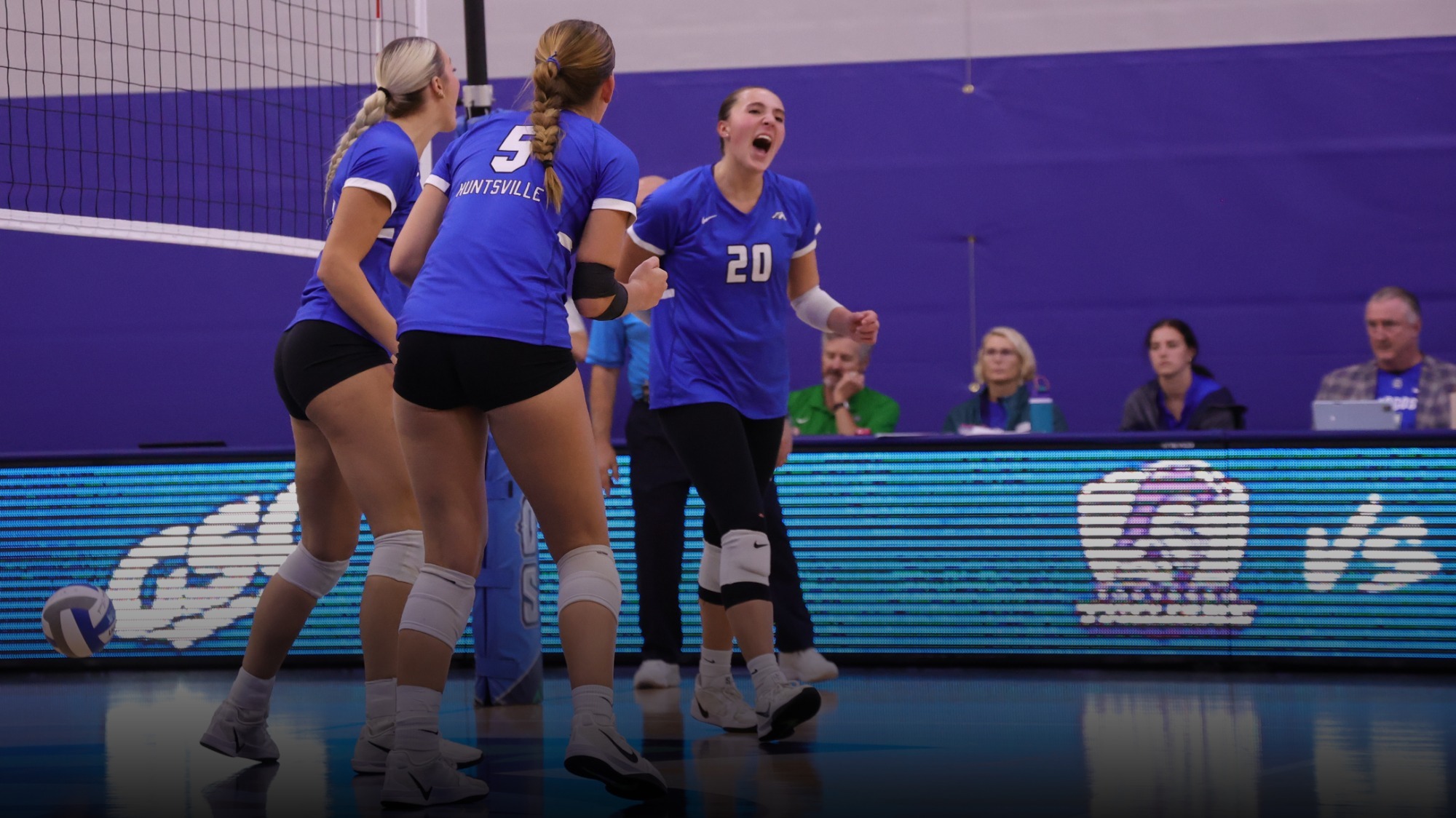 Cooper Garrett celebrating a point