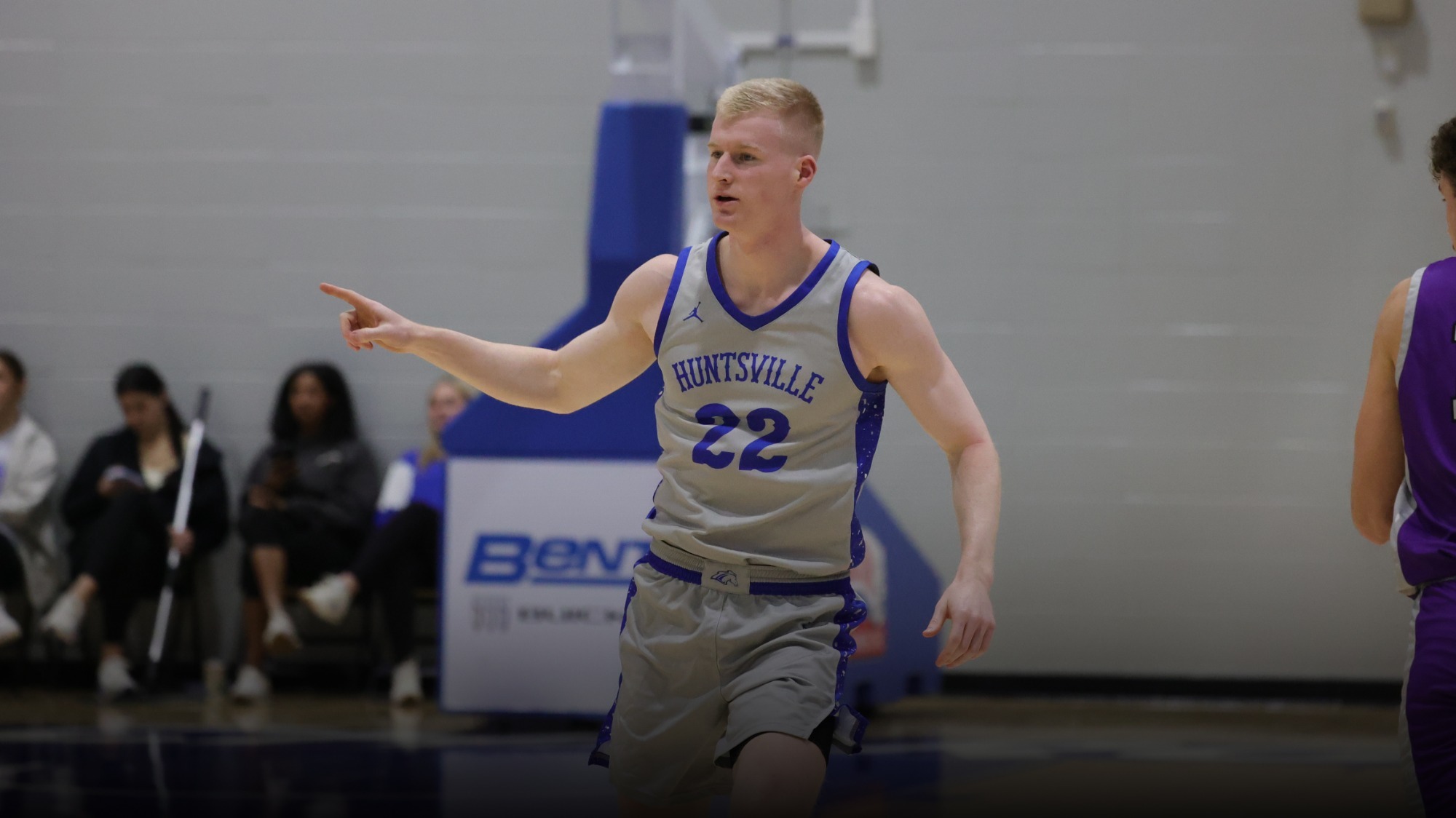 Trey Hamilton celebrating a made three