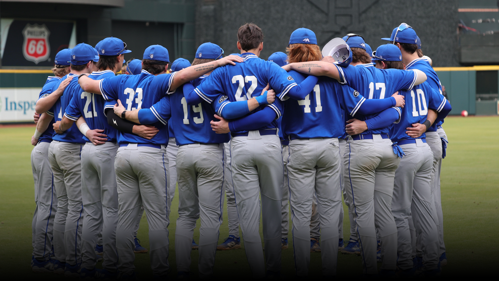 Baseball Team Huddle