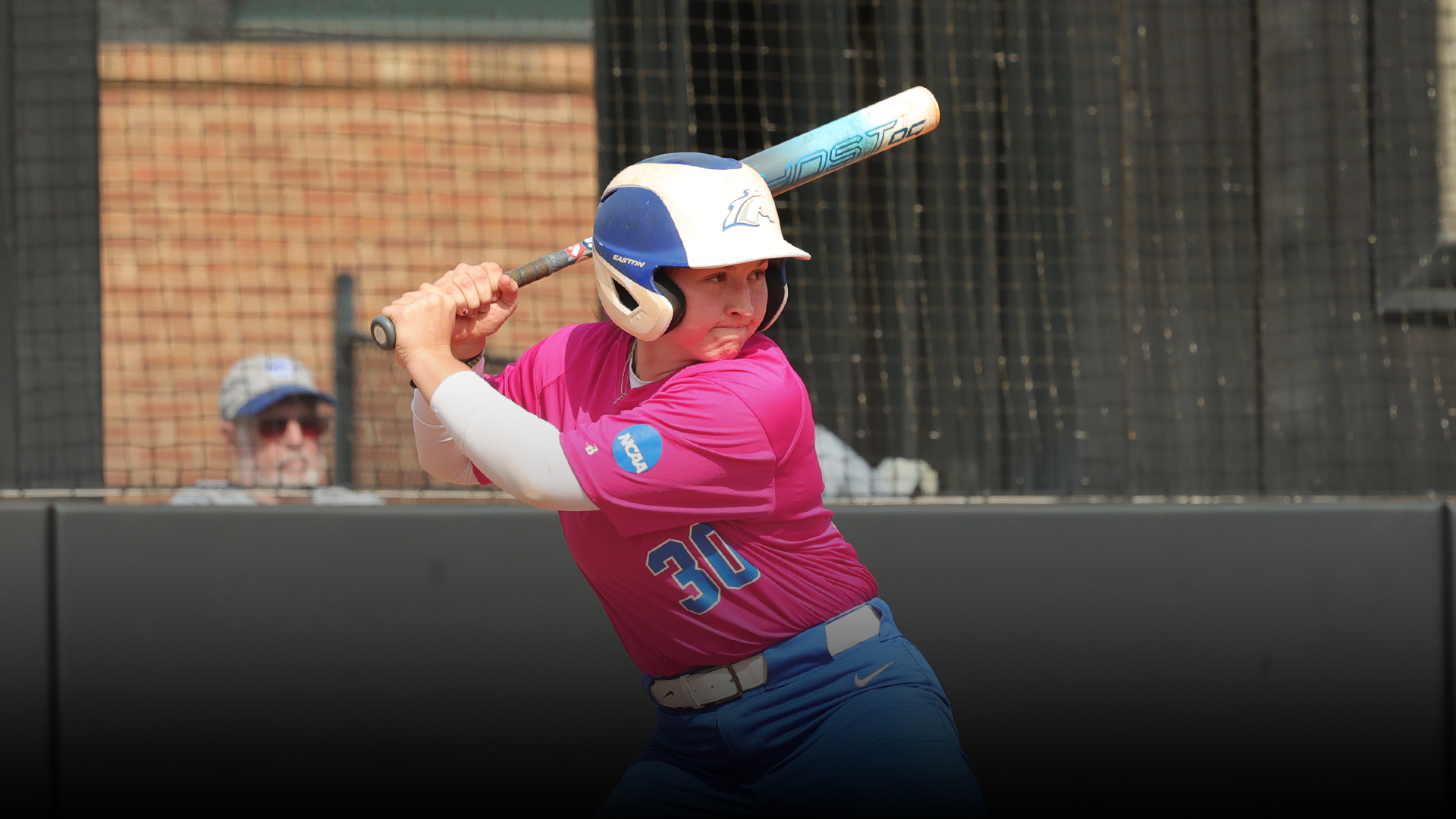 Kylie Ballentine in the batters box