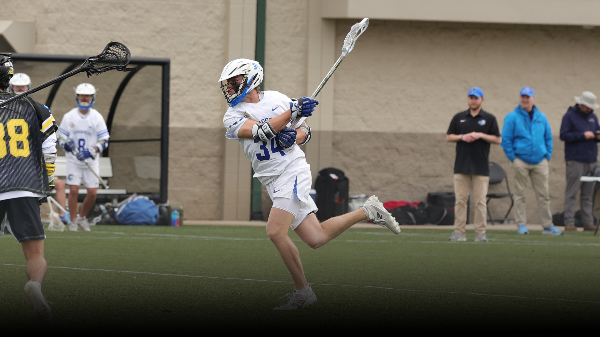 Aydan Wieszhar firing a shot