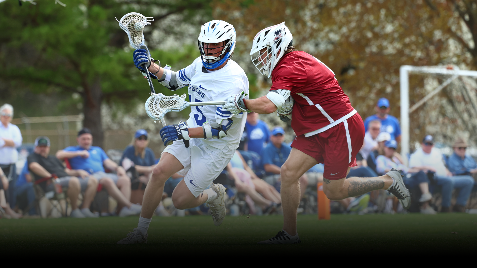 Jake Bertils driving towards the goal