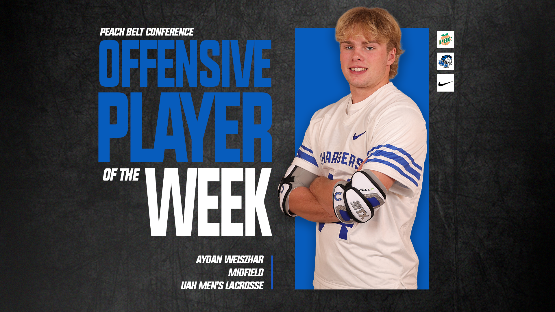Aydan Weiszhar earns PBC Offensive Player of the Week