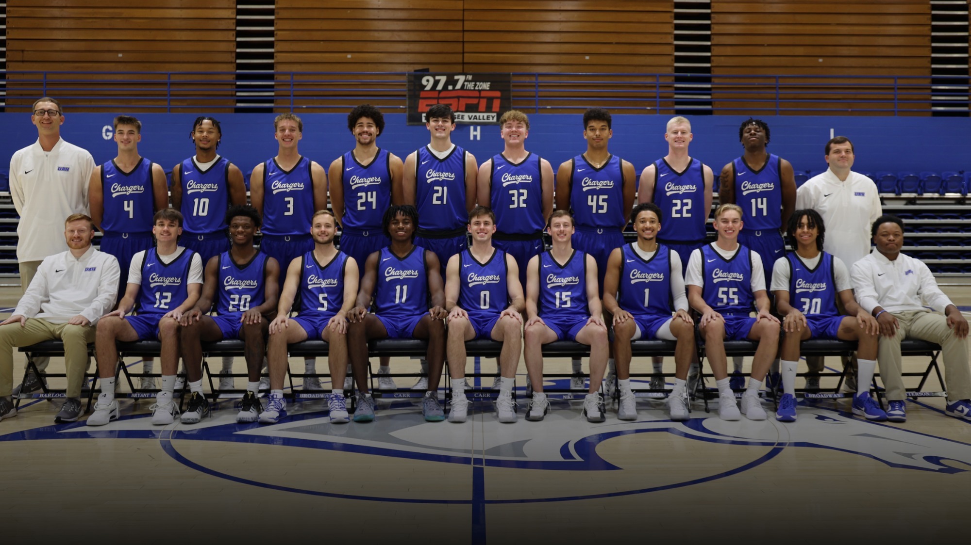 Men's basketball team photo