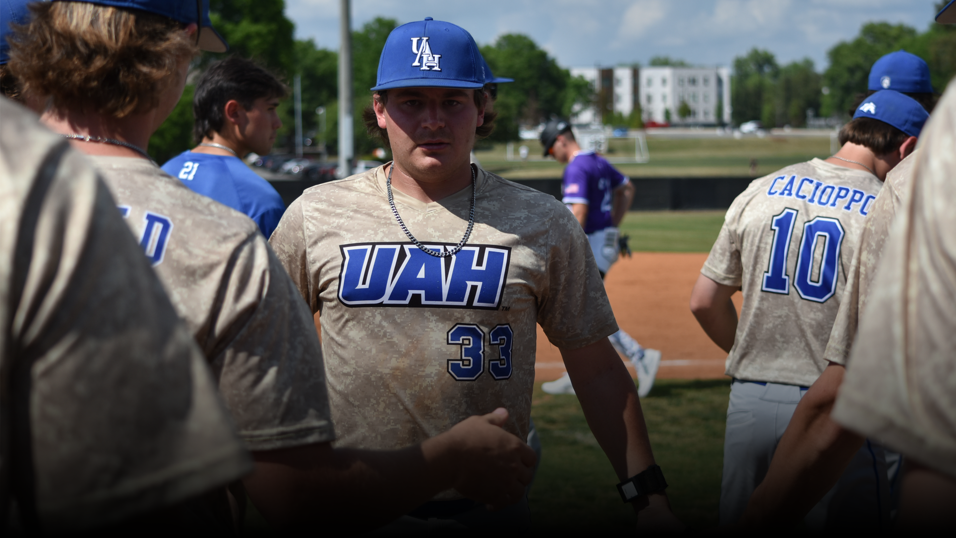 Galenza Walking Into Dugout