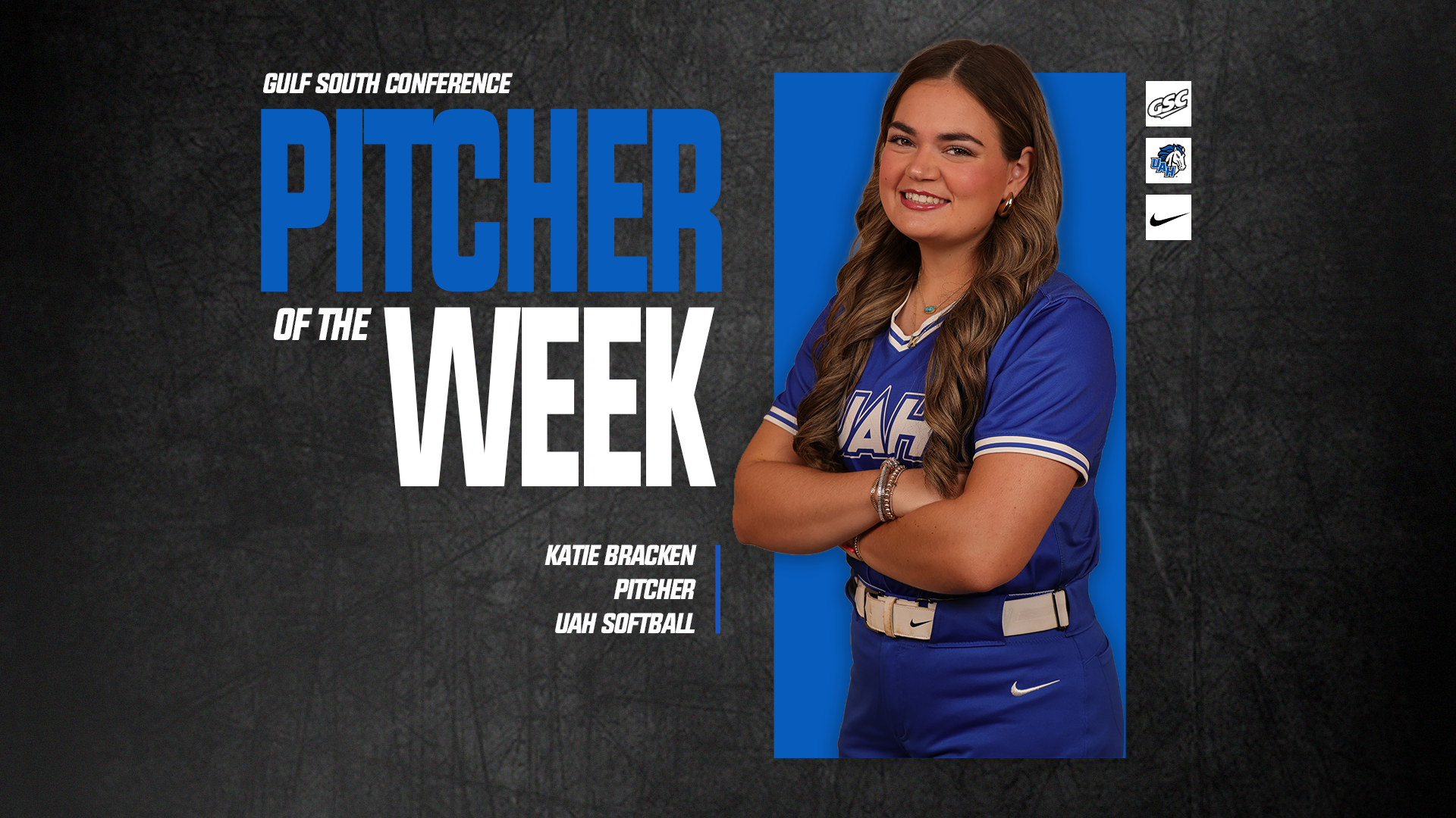 Katie Bracken earns GSC Pitcher of the Week