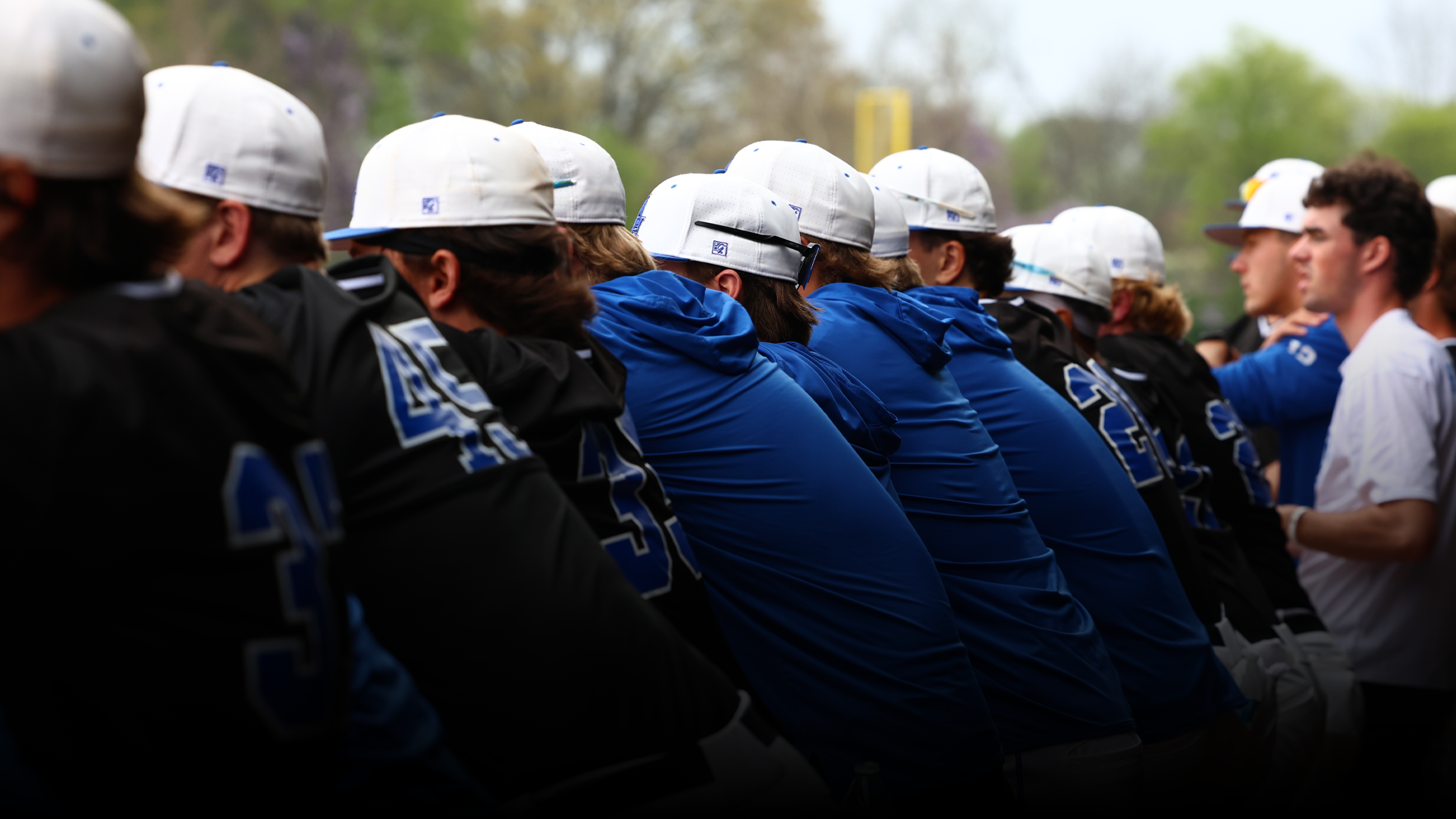 Baseball Team Pick in the Dugout