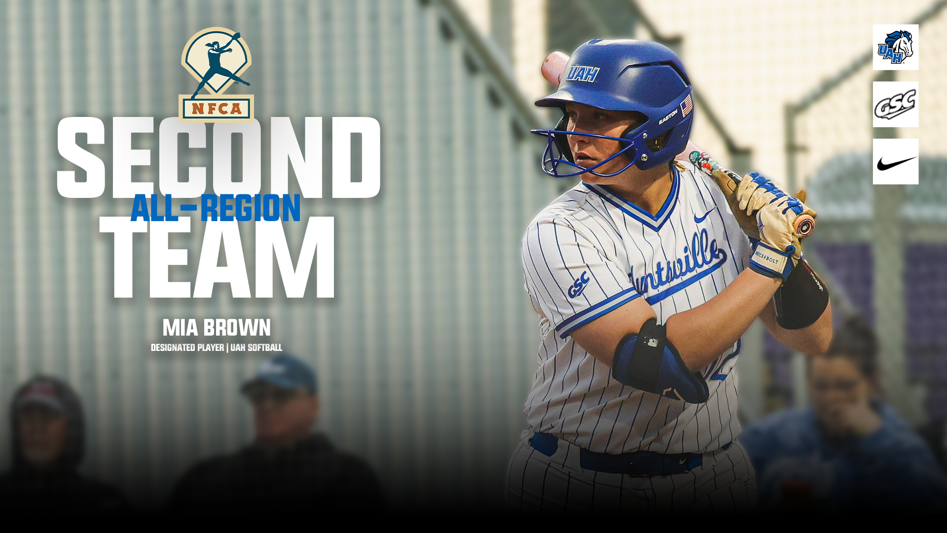 Mia Brown Earns NFCA All-Region Second Team Honors