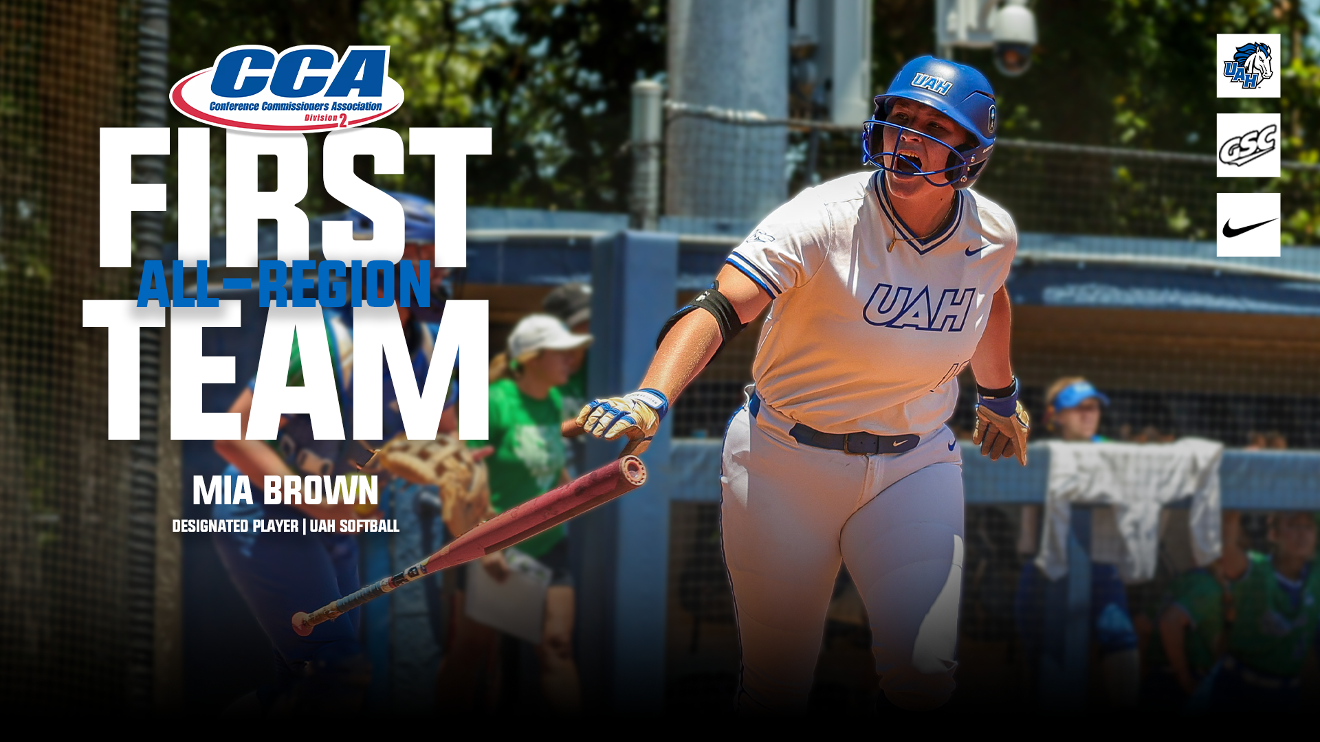 Mia Brown Named to D2CCA All-South Region First Team