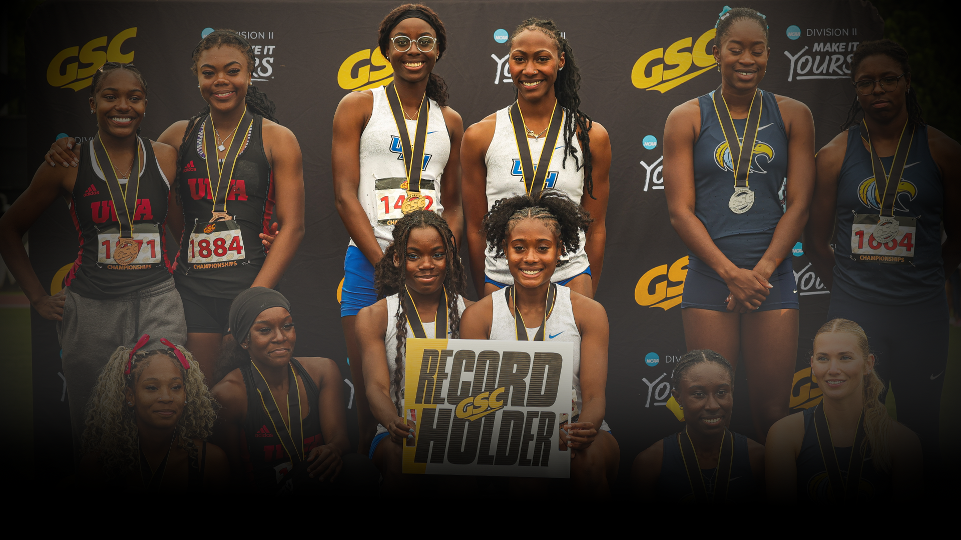 Women’s 4x400m Relay Team Takes First Place and Sets a New GSC Record