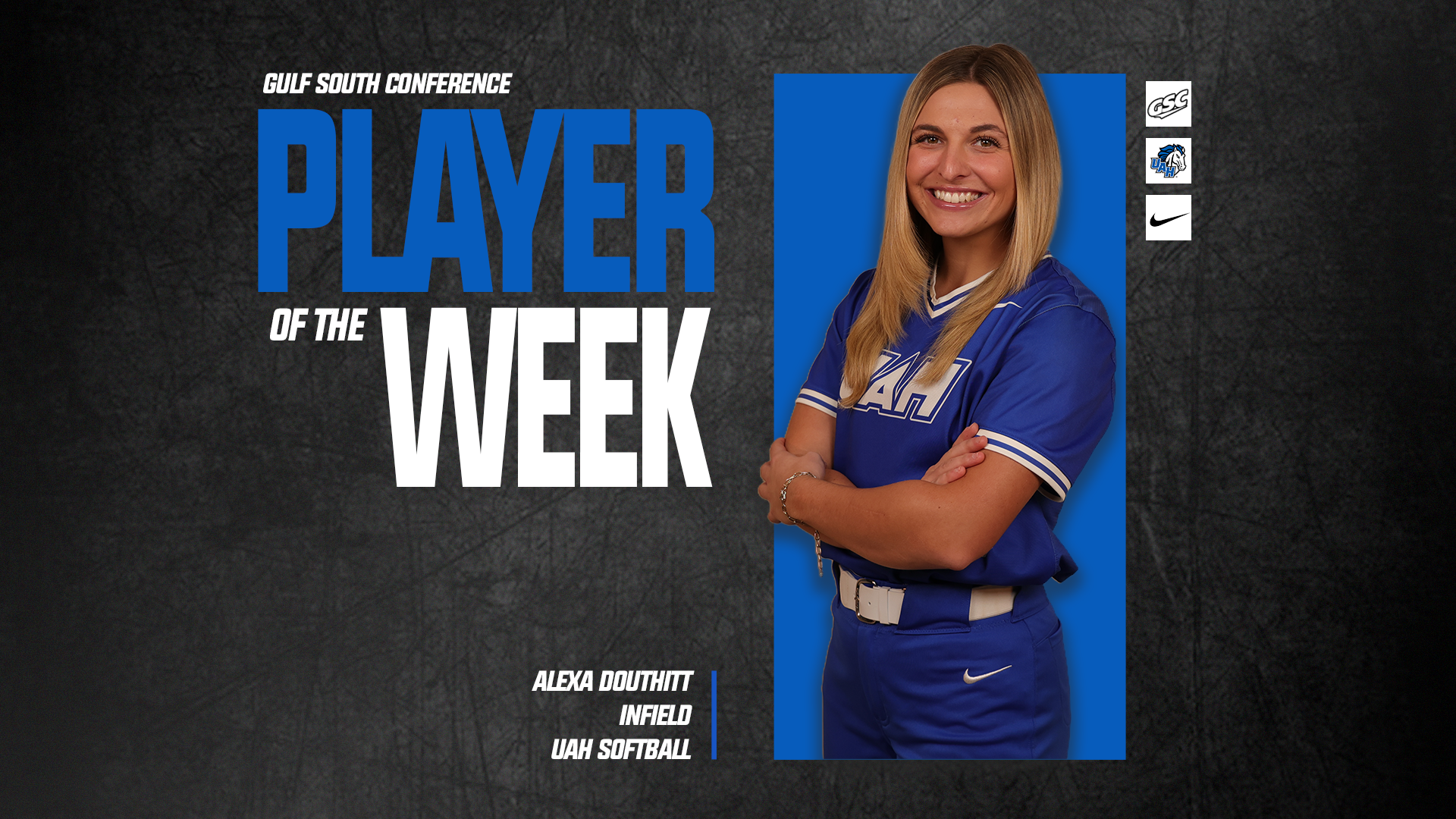 Alexa Douthitt named GSC Player of the Week