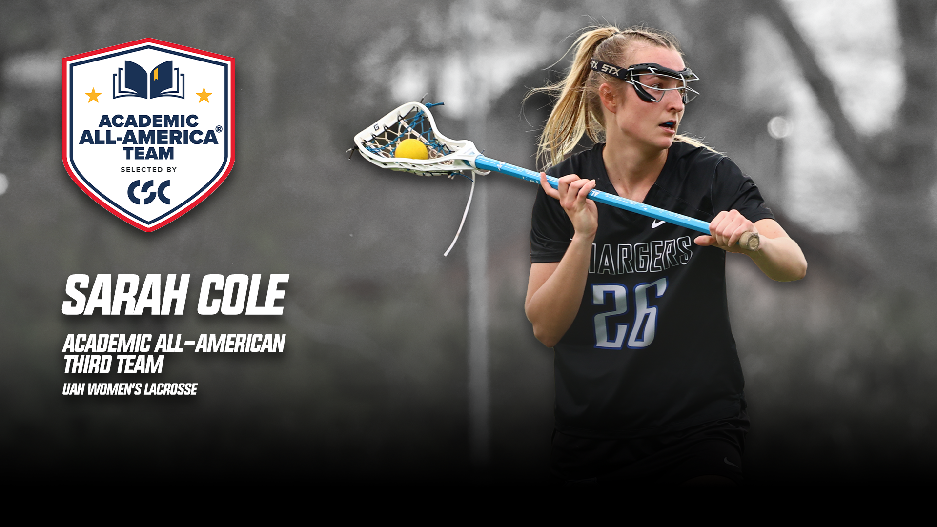 Sarah Cole Earns CSC Academic All-America Honors