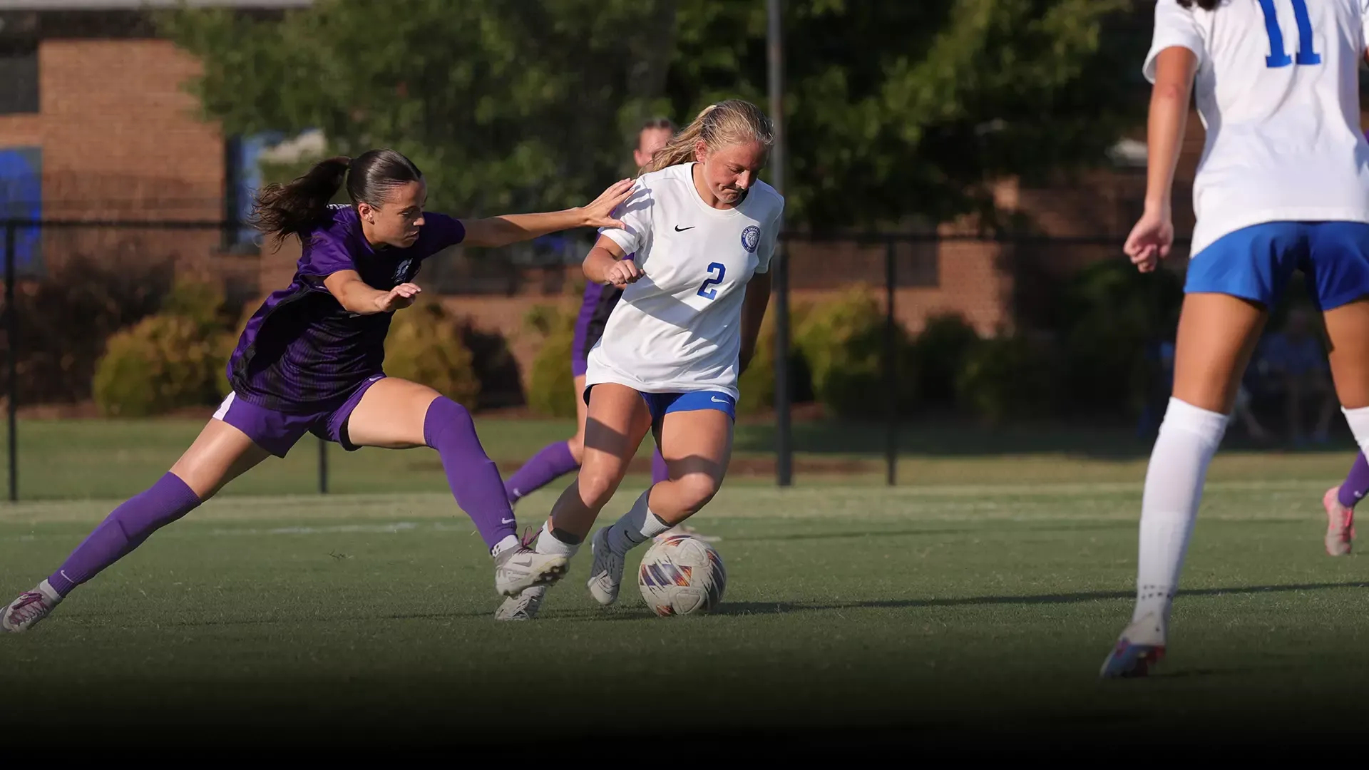 Chelsey Curtis dribbling