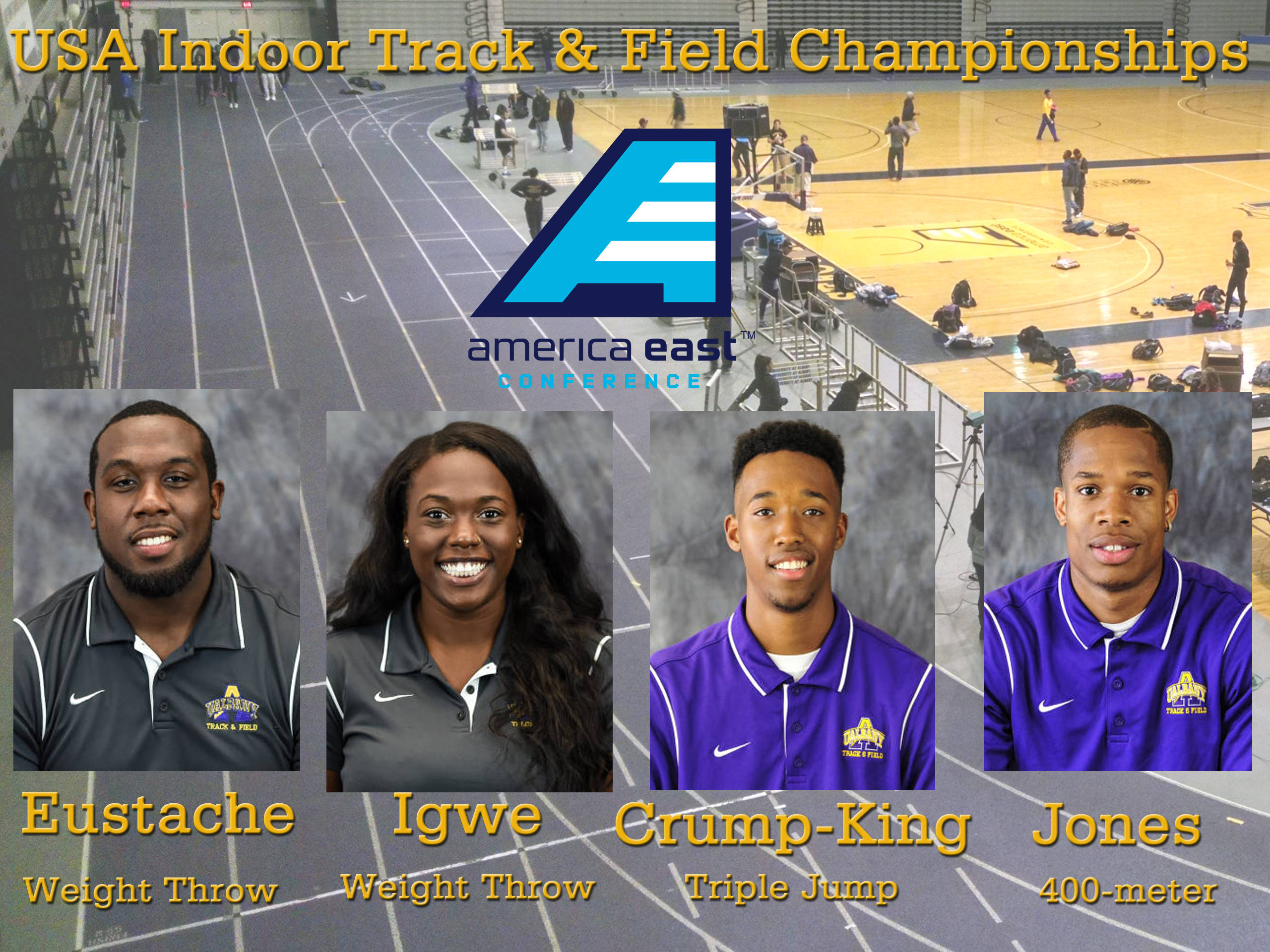 Indoor Track Sends Four To USA Track & Field Indoor National Championship