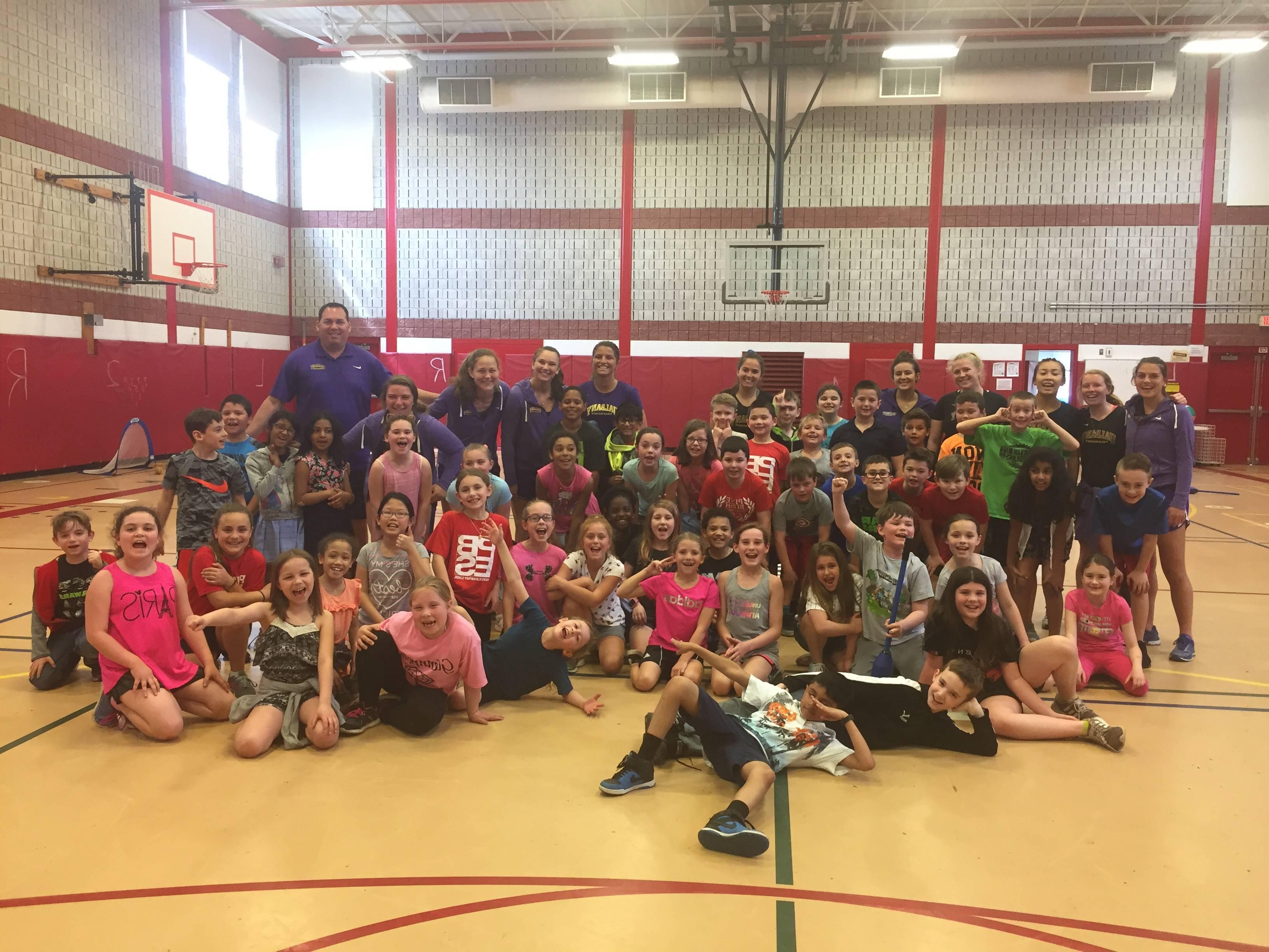 Field hockey enjoys a morning at Pine Bush Elementary