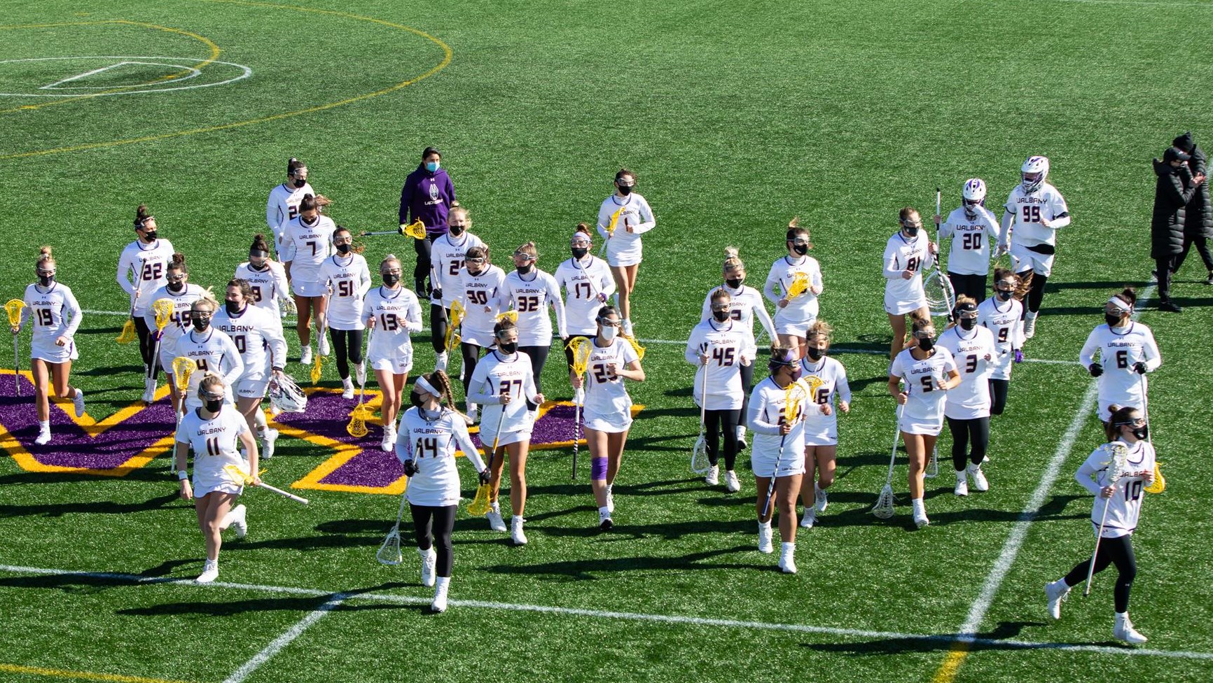 Women's Lacrosse Defeats St. Bonaventure 162 University at Albany Great Danes