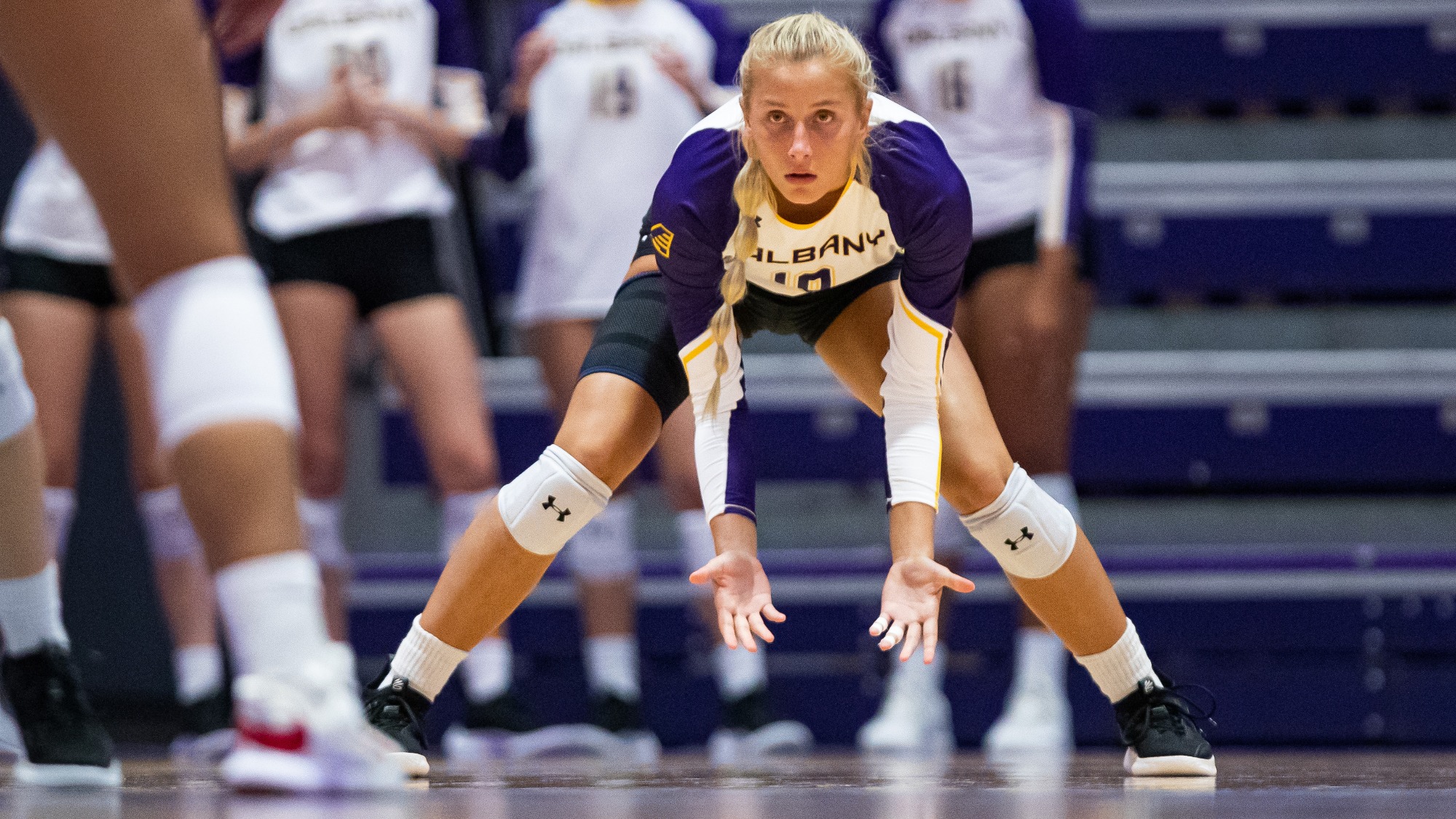 Rowe Leads as Volleyball Battles University at Albany Great Danes