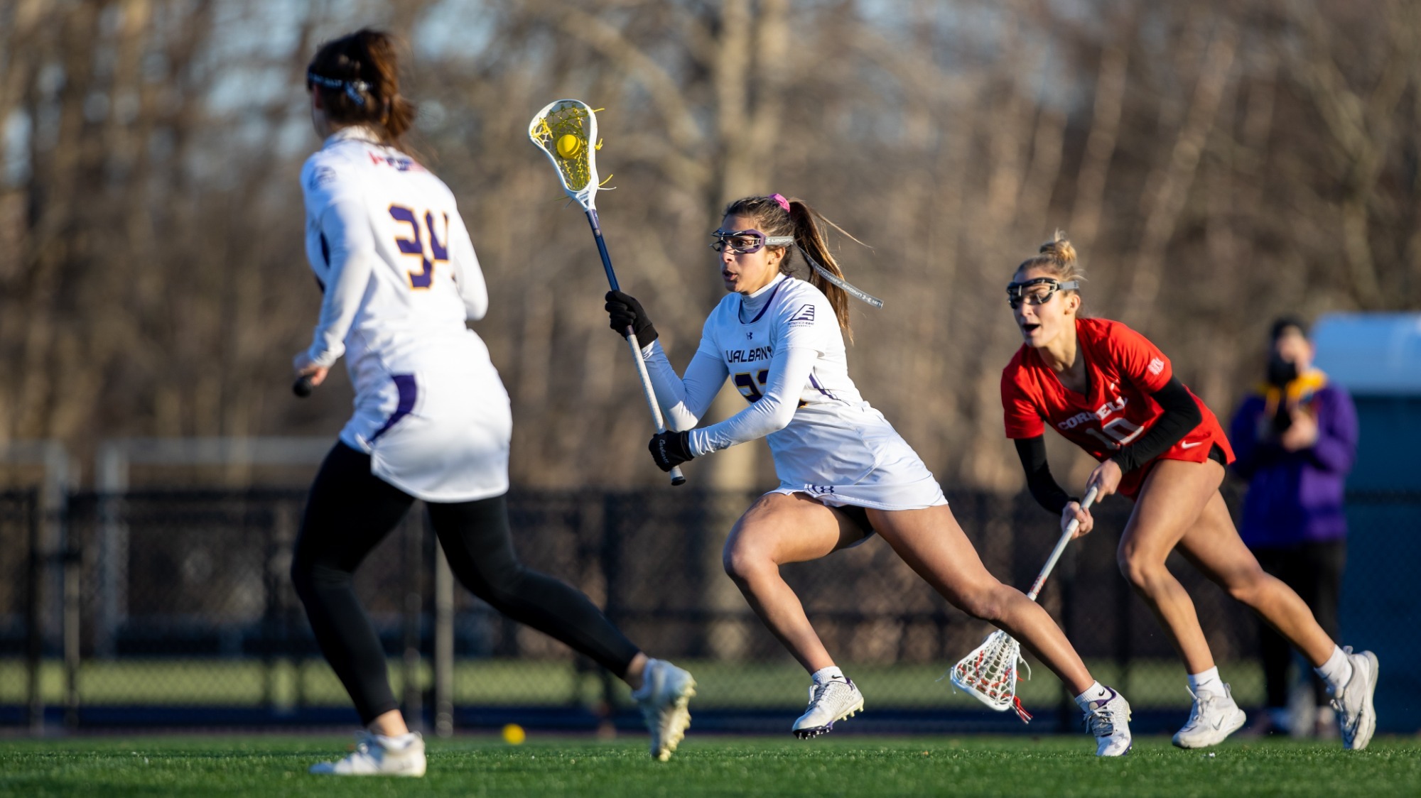 Women's Lacrosse Visits Brown University at Albany Great Danes