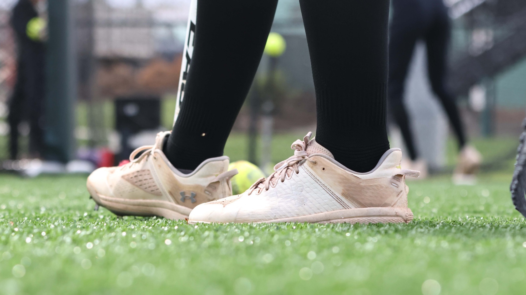The UAlbany softball team practice at the Bearcats Sports Complex in Vestal, New York in preparation for the 2025 America East Softball Tournament on Tuesday, May 6, 2025.