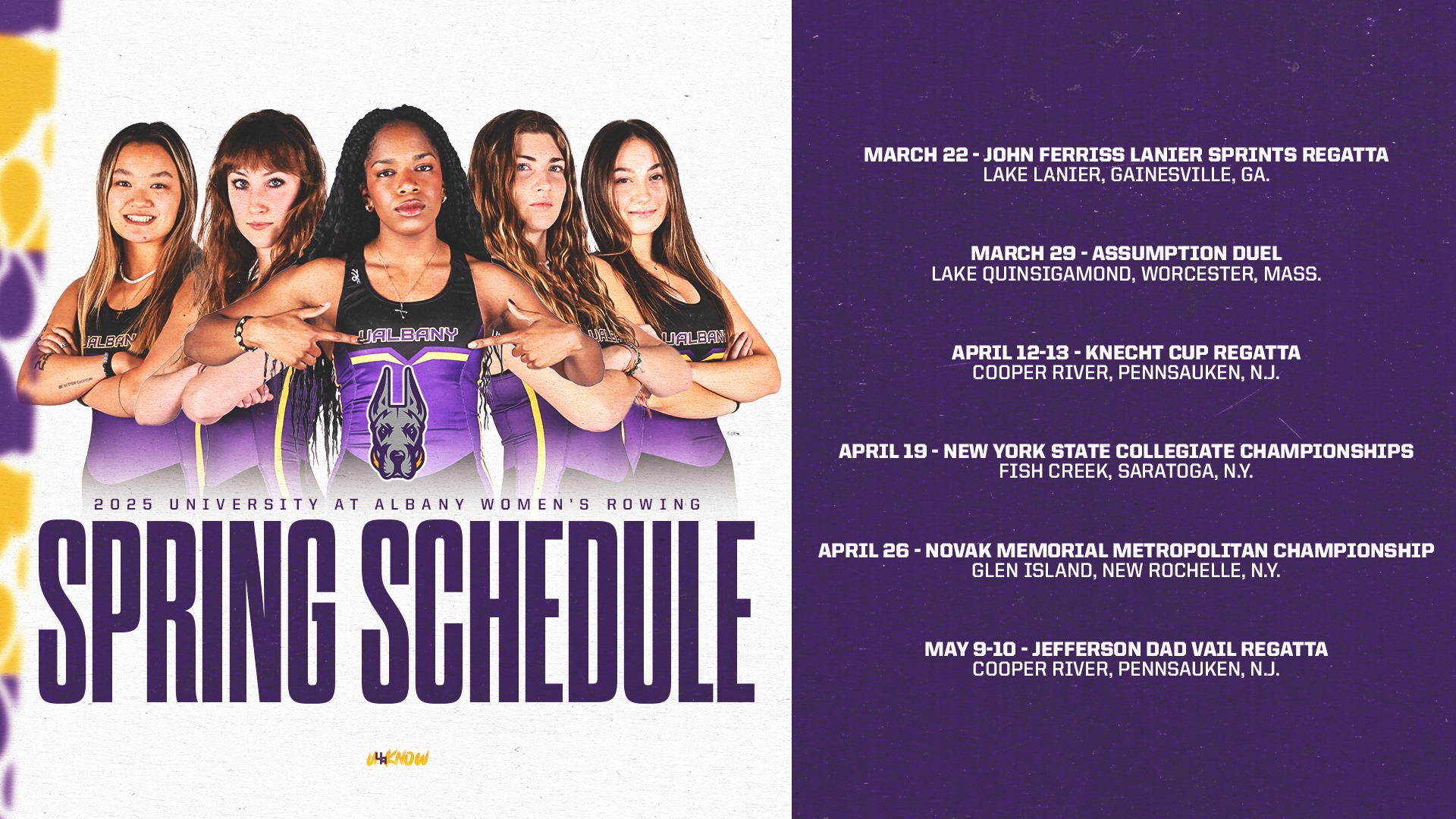 2025 Women's Rowing Schedule 