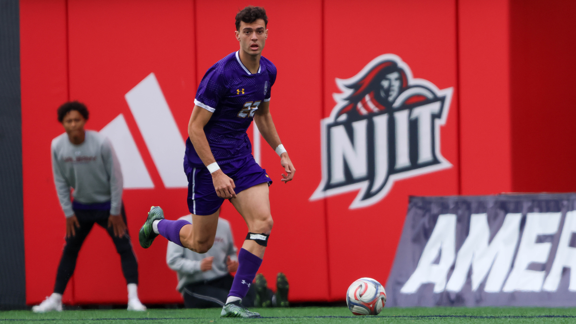 Rodrigo Hermelo vs NJIT in men's soccer 3-1 loss in Newark, N.J.