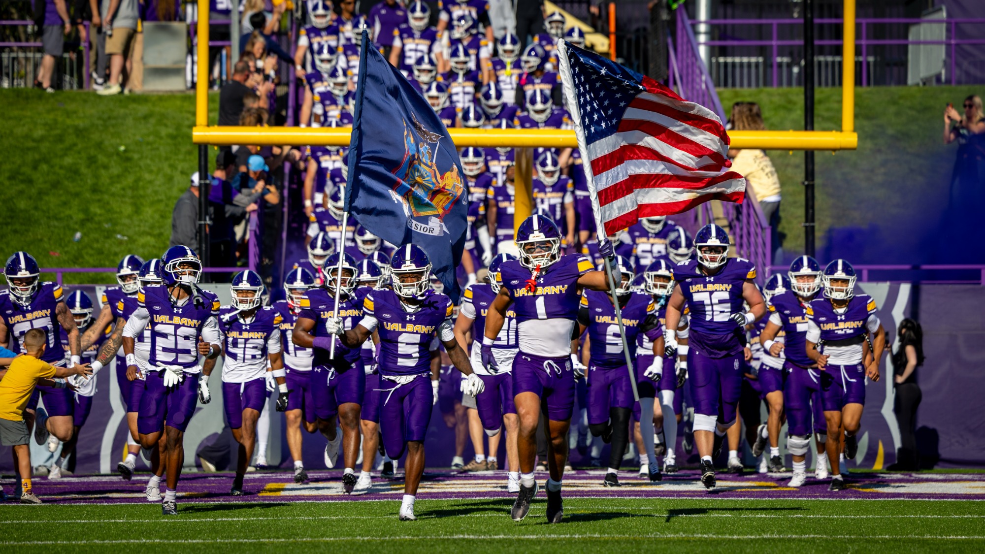 UAlbany claims 28-3 victory over Delaware State on October 3, 2026 at Bob Ford Field at Tom and Mary Casey Stadium in Albany, N.Y.
