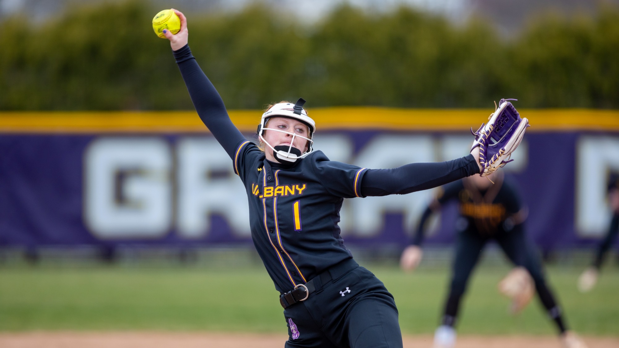 The UAlbany softball team hosted Siena at UAlbany Field in Albany, N.Y. on Thursday, April 10, 2025.